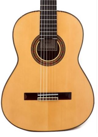 EST-7SM-frint גיטרה קלאסית ספרדית מיוחדת אסטבה של הבונה הספרדי ESTEVE  דגם Esteve 7SM